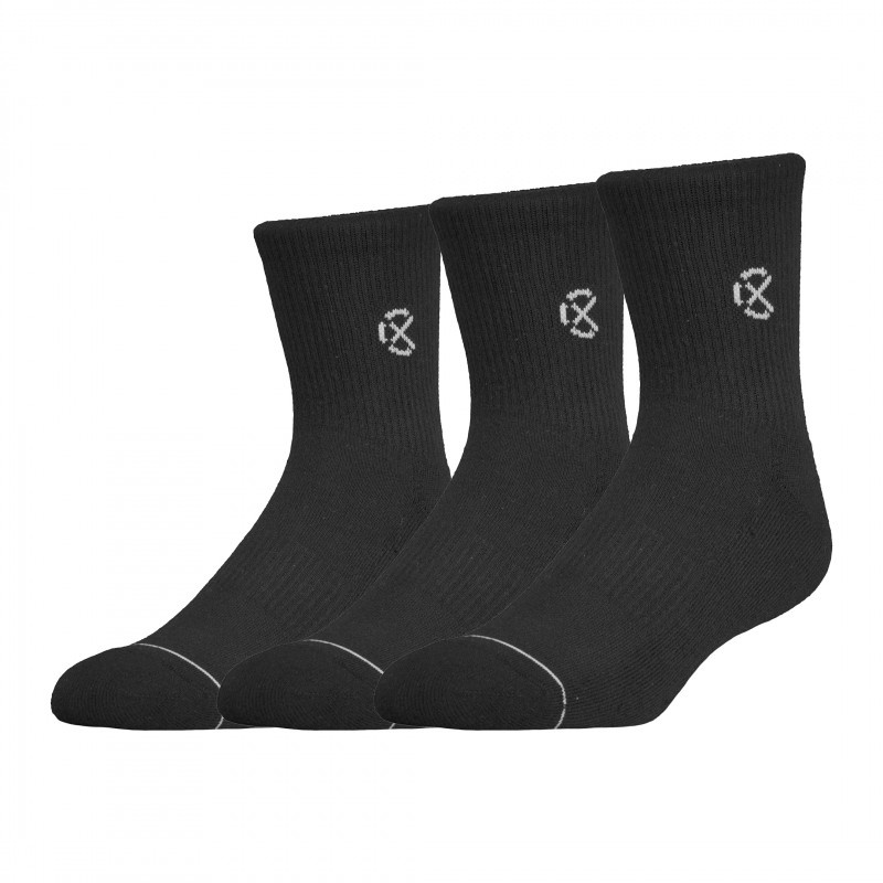 Jual Kaos Kaki Basket Rechampx Cushioned Quarter Sock 3X Black Original Cx-S120101-001 - hoopspoint.com