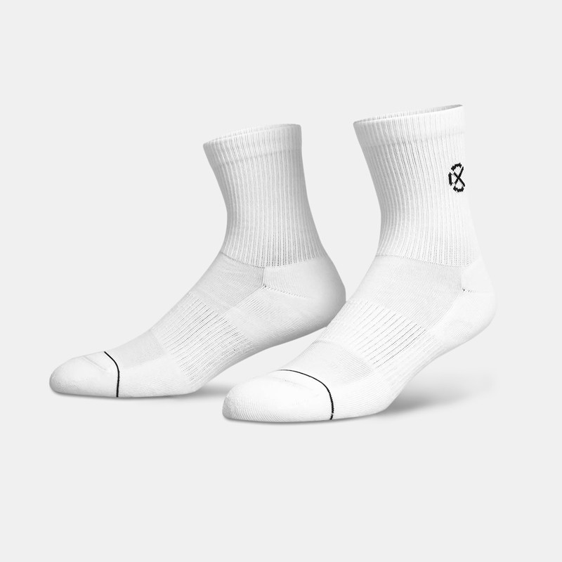 Jual Kaos Kaki Basket Rechampx Cushioned Quarter Socks 3X White Original Cx-S120101-100 - hoopspoint.com