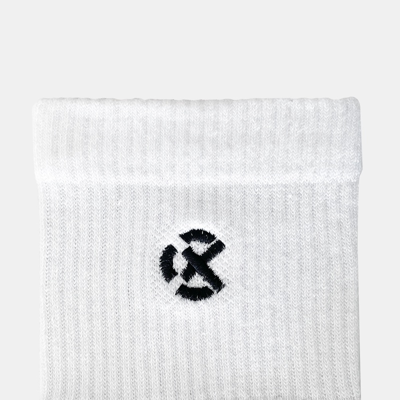 Jual Kaos Kaki Basket Rechampx Cushioned Quarter Socks 3X White Original Cx-S120205-100 - hoopspoint.com