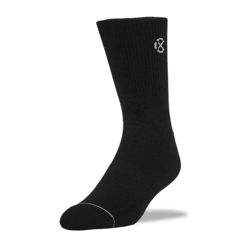 Jual Kaos Kaki Basket Rechampx Cushioned Crew Sock 3X Black Original Cx-S130101-001 - hoopspoint.com