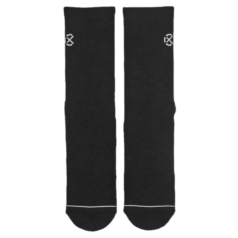 Jual Kaos Kaki Basket Rechampx Cushioned Crew Sock 3X Black Original Cx-S130101-001 - hoopspoint.com