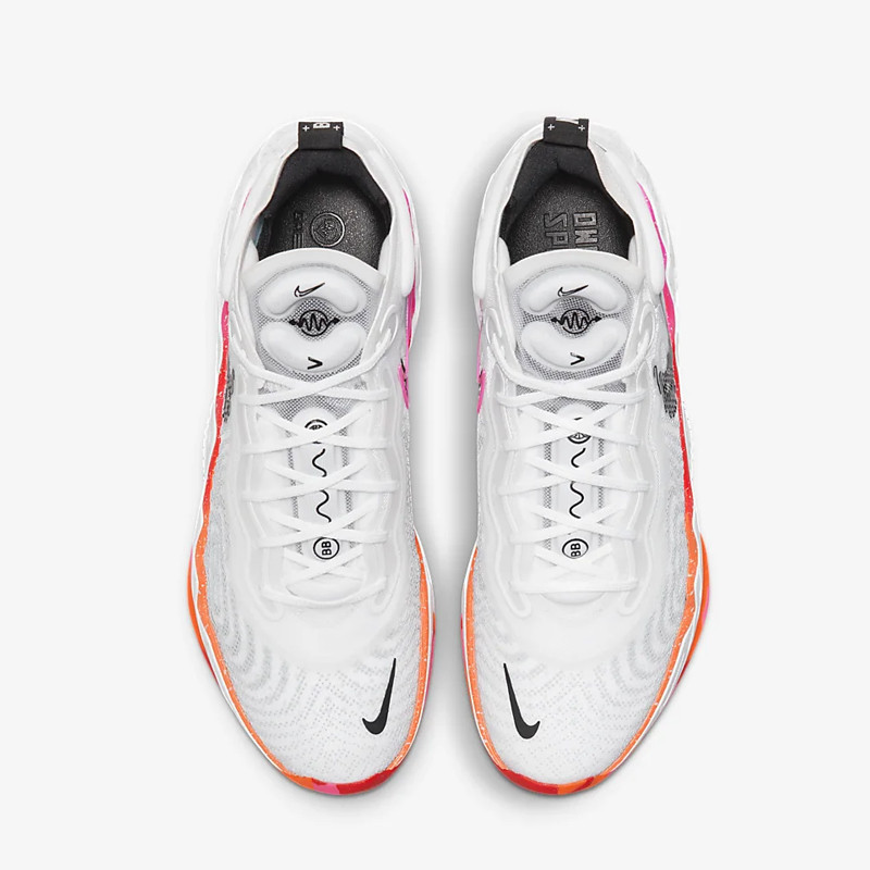 Jual Sepatu Basket Nike Air Zoom G.t. Run White Bright Crimson Original Cz0202-106 - hoopspoint.com