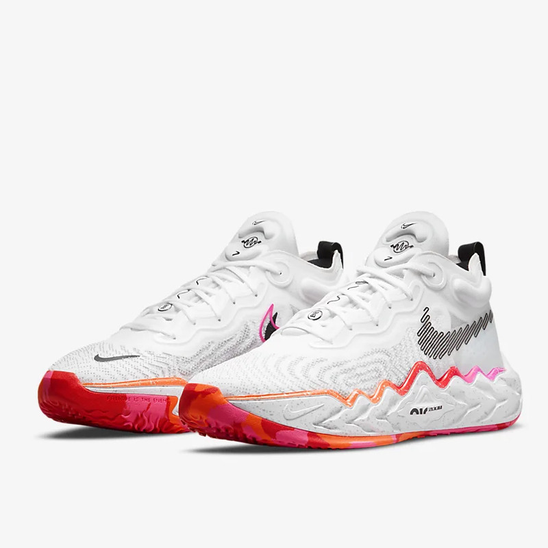 Jual Sepatu Basket Nike Air Zoom G.t. Run White Bright Crimson Original Cz0202-106 - hoopspoint.com