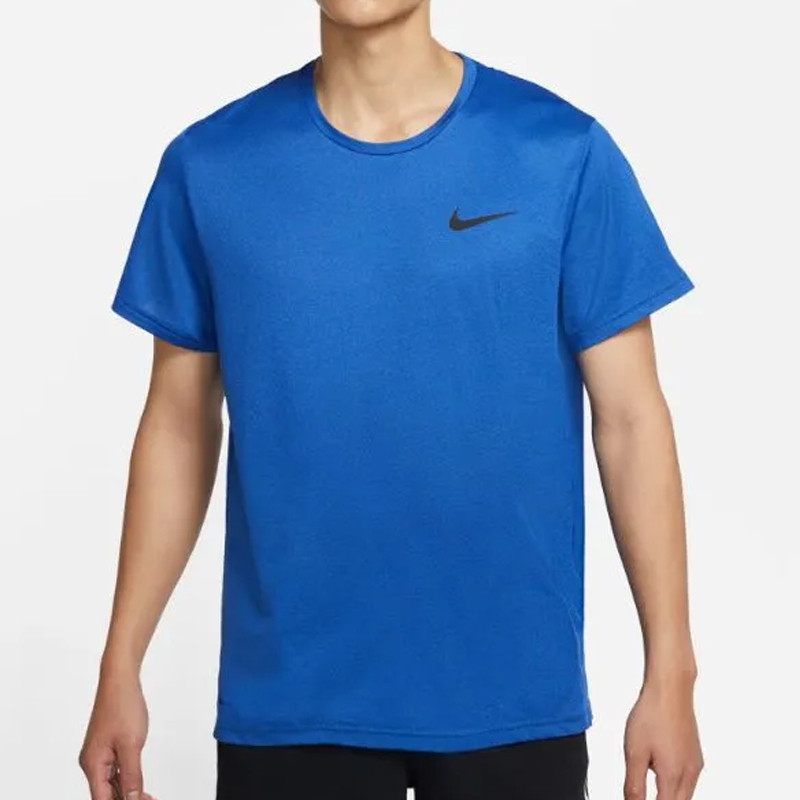 Jual Baju Training Nike Pro Dri-Fit Top Short Sleeve Blue Original Cz1182-492 - hoopspoint.com