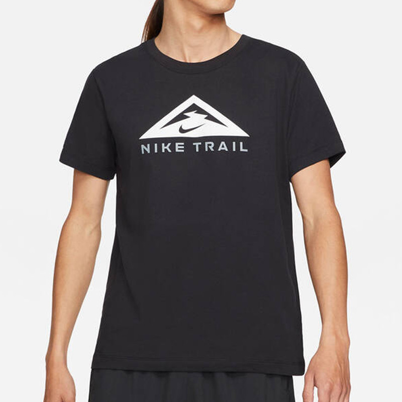 Jual Baju Trail Nike Dri-Fit Short Sleeve Trail Tee Black Original Cz9804-010 - hoopspoint.com