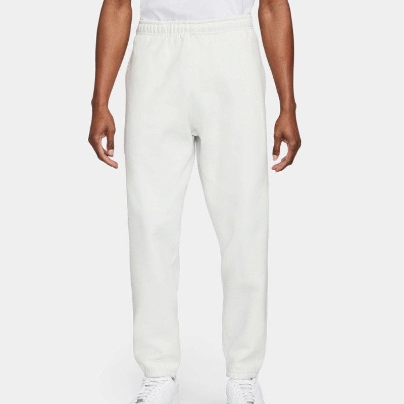 Jual Celana Training Nike Solo Swoosh Fleece Pants Summit White Original Da0330-121 - hoopspoint.com