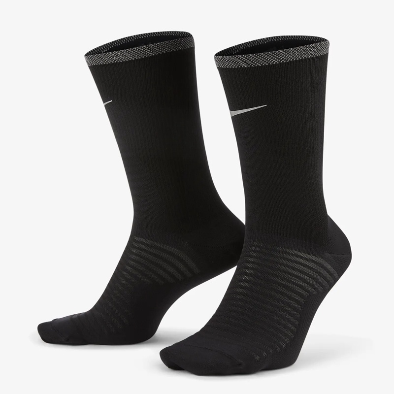 Beli Kaos Kaki Lari Nike Spark Lightweight Running Crew Socks Black Original Da3584-010