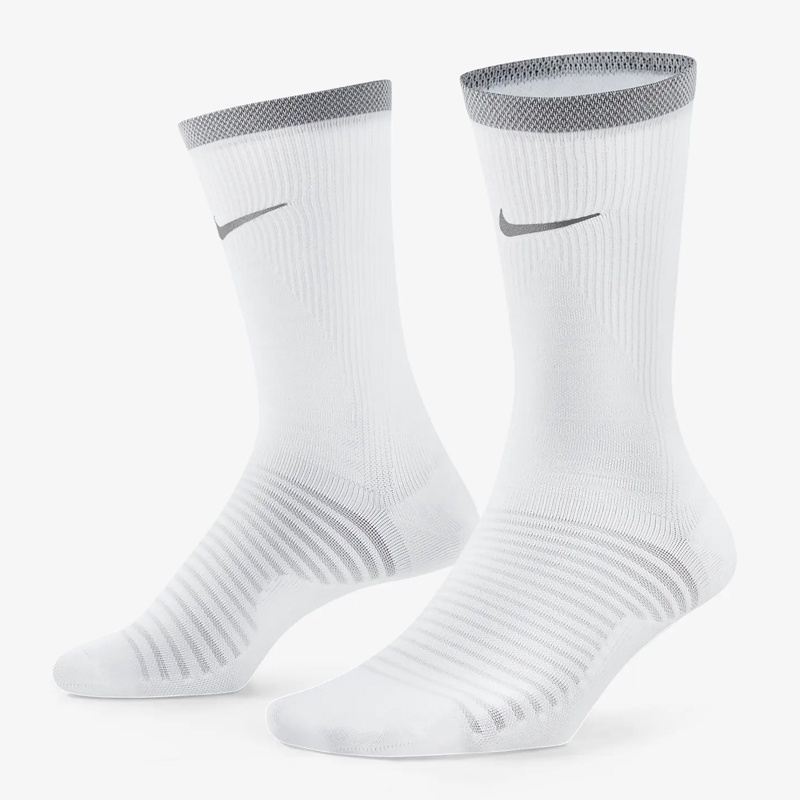 Jual Kaos Kaki Lari Nike Spark Lightweight Running Crew Socks White Original Da3584-100 - hoopspoint.com