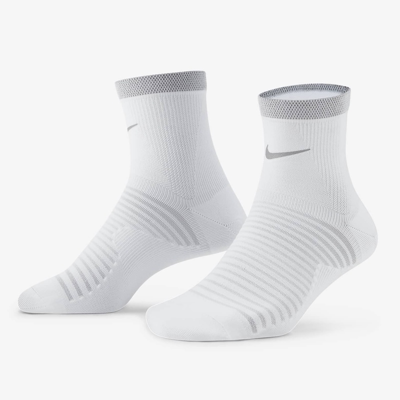 Jual Kaos Kaki Lari Nike Spark Lightweight Ankle Socks White Original Da3588-100 - hoopspoint.com