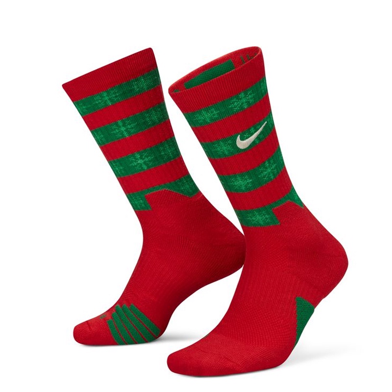 Jual Kaos Kaki Basket Nike Elite Xmas Crew Socks Red Xmas Original Da5097-657 - hoopspoint.com