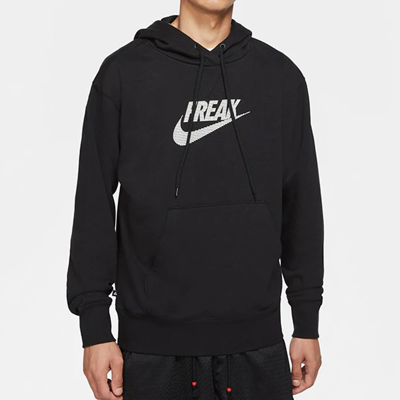 Jual Baju Basket Nike Giannis Freak Pullover Hoodie Black Original Da5692-010 - www.hoopspoint.com