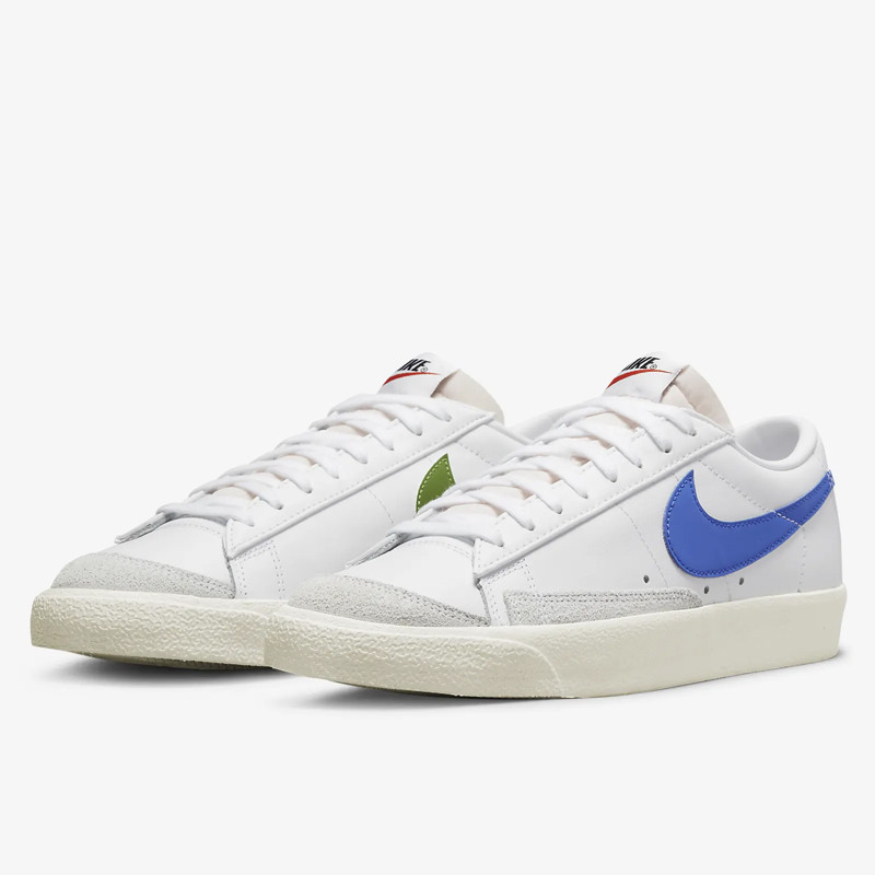 Jual Sepatu Sneakers Nike Blazer Low '77 Vintage White Medium Blue Original Da6364-107 - hoopspoint.com