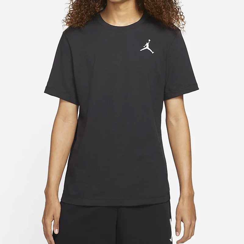 Jual Baju Basket Air Jordan Jumpman Short Sleeve Tee Black Original Dc7485-010 - hoopspoint.com