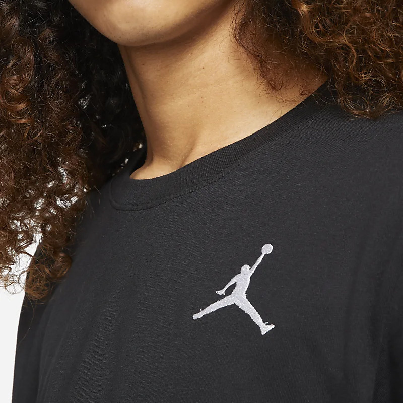 Jual Baju Basket Air Jordan Jumpman Short Sleeve Tee Black Original Dc7485-010 - hoopspoint.com