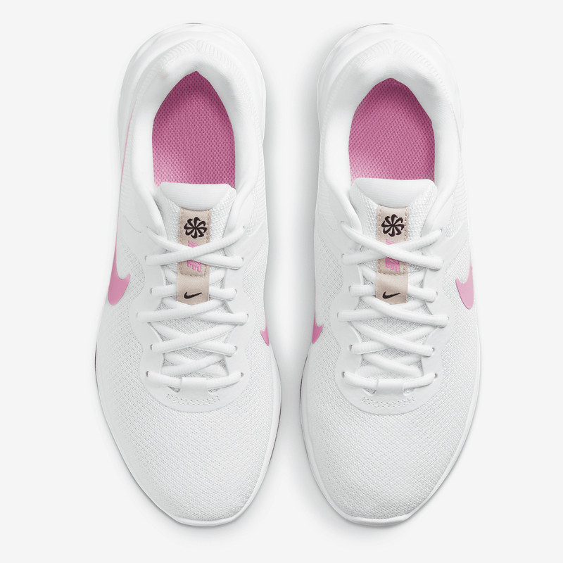 Jual Sepatu Lari Wanita Nike Wmns Revolution 6 Next Nature White Original Dc9001-500 - hoopspoint.com