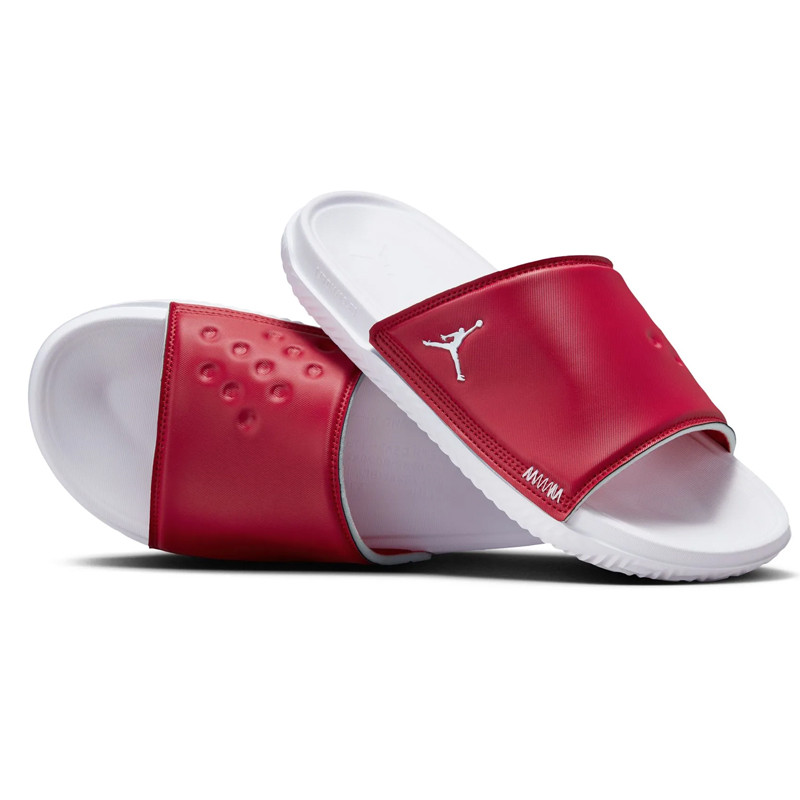 Jual Sandal Basket Air Jordan Play Slide White Red Original Dc9835-611 - hoopspoint.com