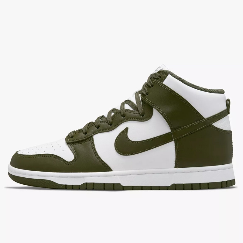 Jual Sepatu Sneakers Nike Dunk Hi Retro Cargo Khaki Original Dd1399-107 - hoopspoint.com