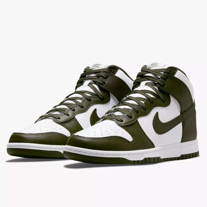 Jual Sepatu Sneakers Nike Dunk Hi Retro Cargo Khaki Original Dd1399-107 - hoopspoint.com