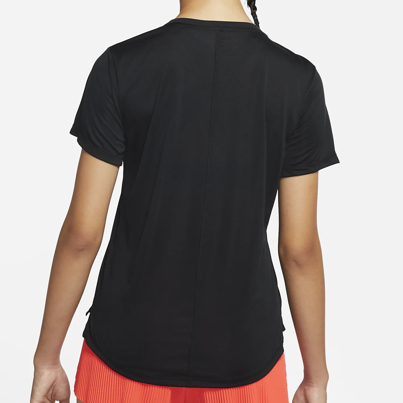 Jual Baju Lari Wanita Nike Wmns Dri-Fit Swoosh Run Tee Black Original Dd6479-010 - hoopspoint.com