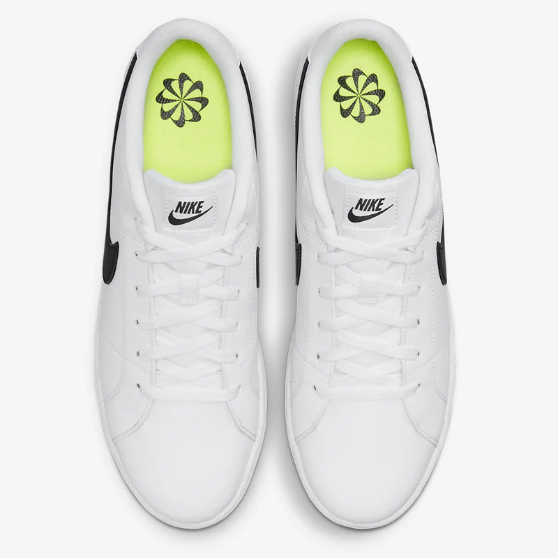 Jual Sepatu Sneakers Nike Court Royale 2 Next Nature White Black Original Dh3160-101 - www.hoopspoint.com