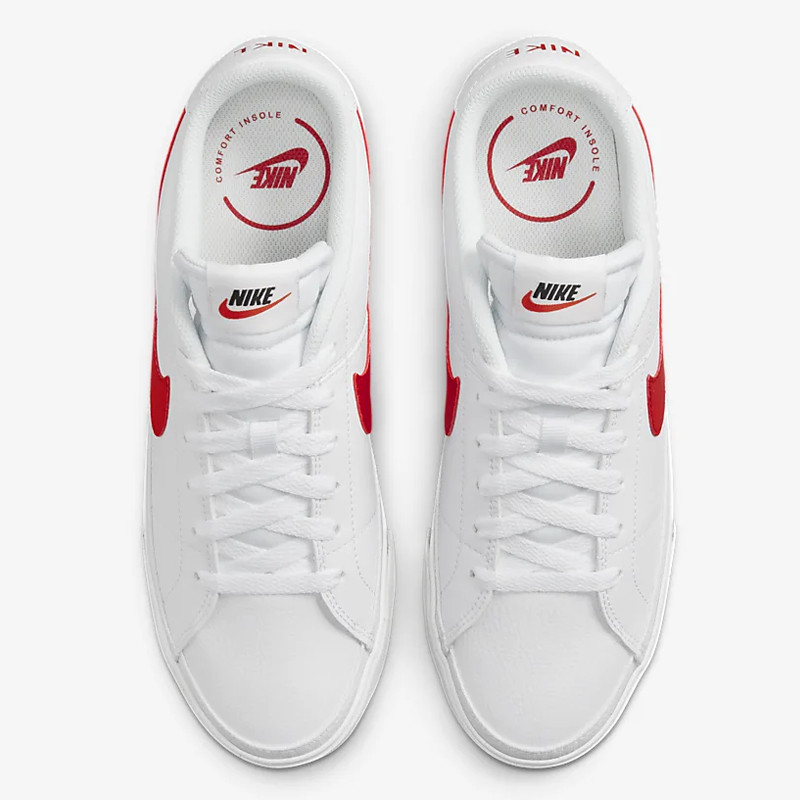 Jual Sepatu Sneakers Nike Court Legacy White Red Original Dh3162-102 - hoopspoint.com