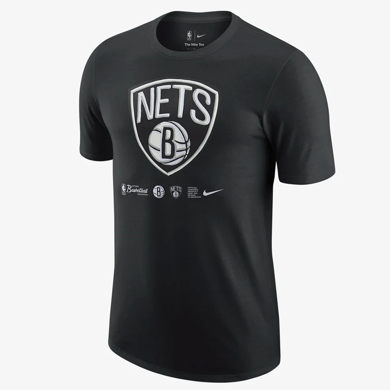 Jual Baju Basket Nike Brooklyn Nets Logo Dri-Fit Tee Black Original Dh6769-010 - hoopspoint.com