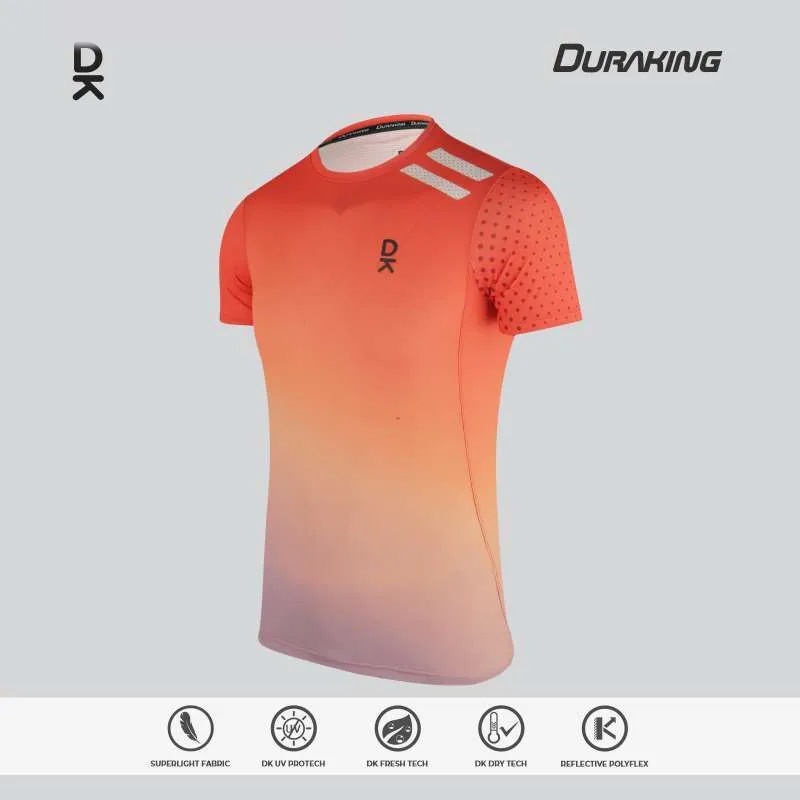 Jual Baju Lari Duraking Advance Series Ss Solar Red Original Dk-Ad-Ss-Sr - hoopspoint.com