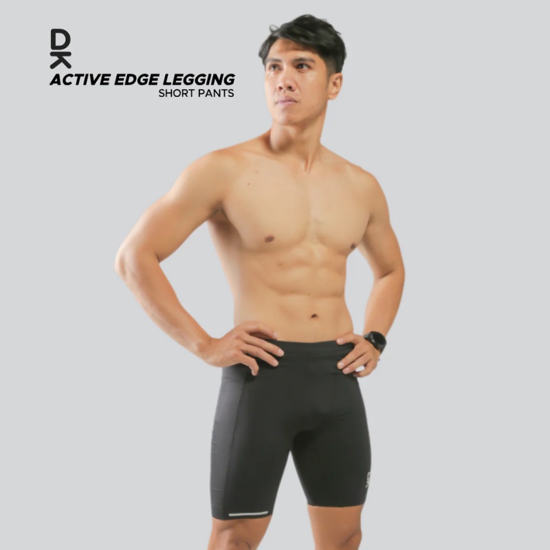 Jual Celana Lari Duraking Legging Compression Active Edge Black Original Dk-Leg-Active-Edge-001 - hoopspoint.com