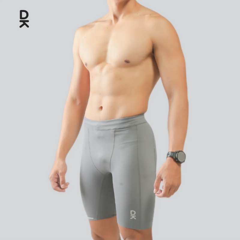 Jual Celana Lari Duraking Legging Compression Active Edge Grey Original Dk-Leg-Active-Edge-020 - hoopspoint.com