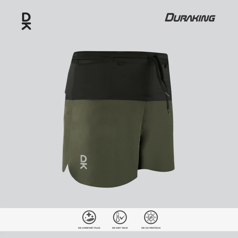 Jual Celana Lari Wanita Duraking Wmns Running Pants-Aerotrack Green Army Original Dk-Short-At-Ga-W - hoopspoint.com