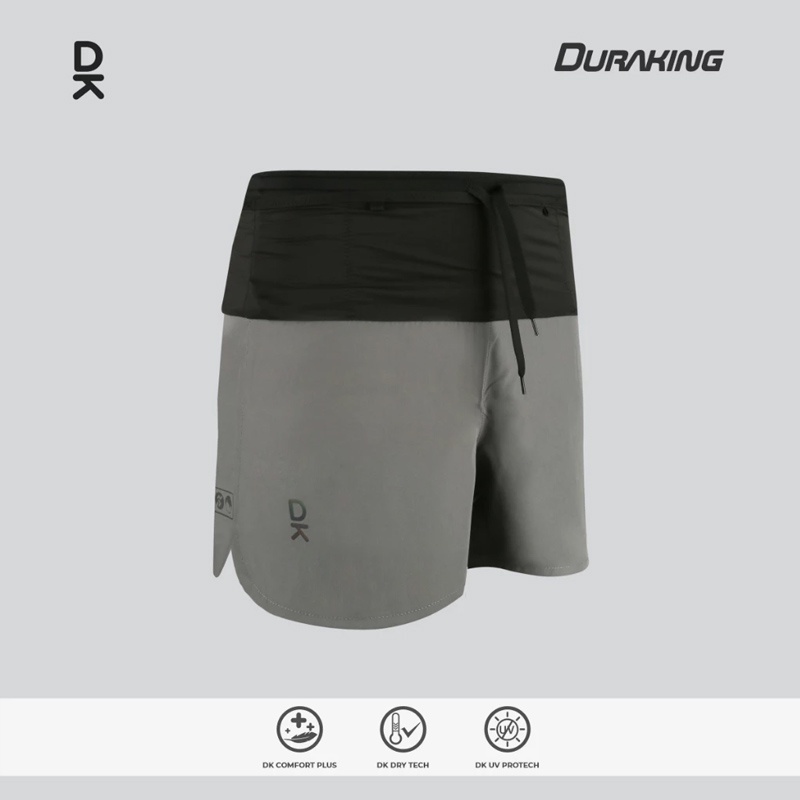 Jual Celana Lari Wanita Duraking Wmns Running Pants-Aerotrack Grey Original Dk-Short-At-Gy-W - hoopspoint.com