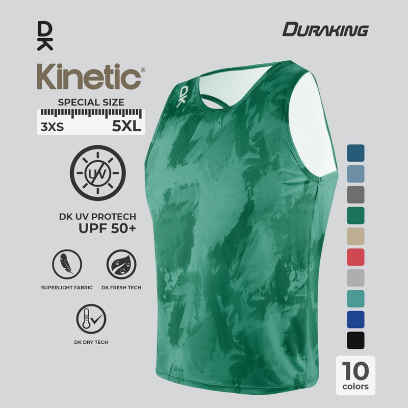 Jual Baju Lari Duraking Kinetic Super Light Jersey Sl Forest Green Original Dk-Sl-Sl-Kin-Fg - hoopspoint.com