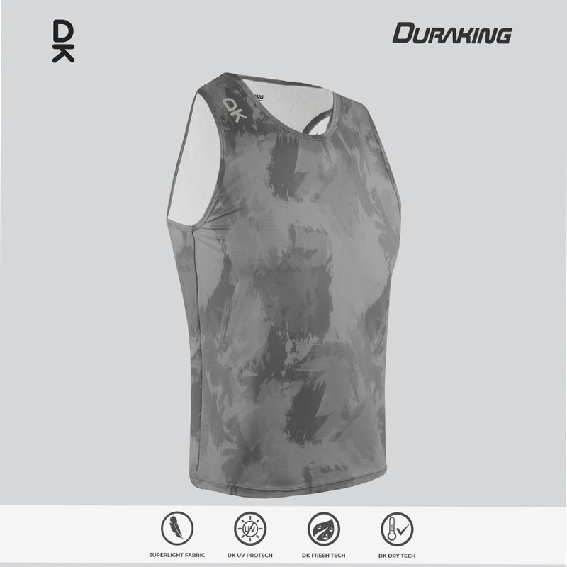 Jual Baju Lari Duraking Kinetic Super Light Jersey Sl Grey Original Dk-Sl-Sl-Kin-Gy - hoopspoint.com