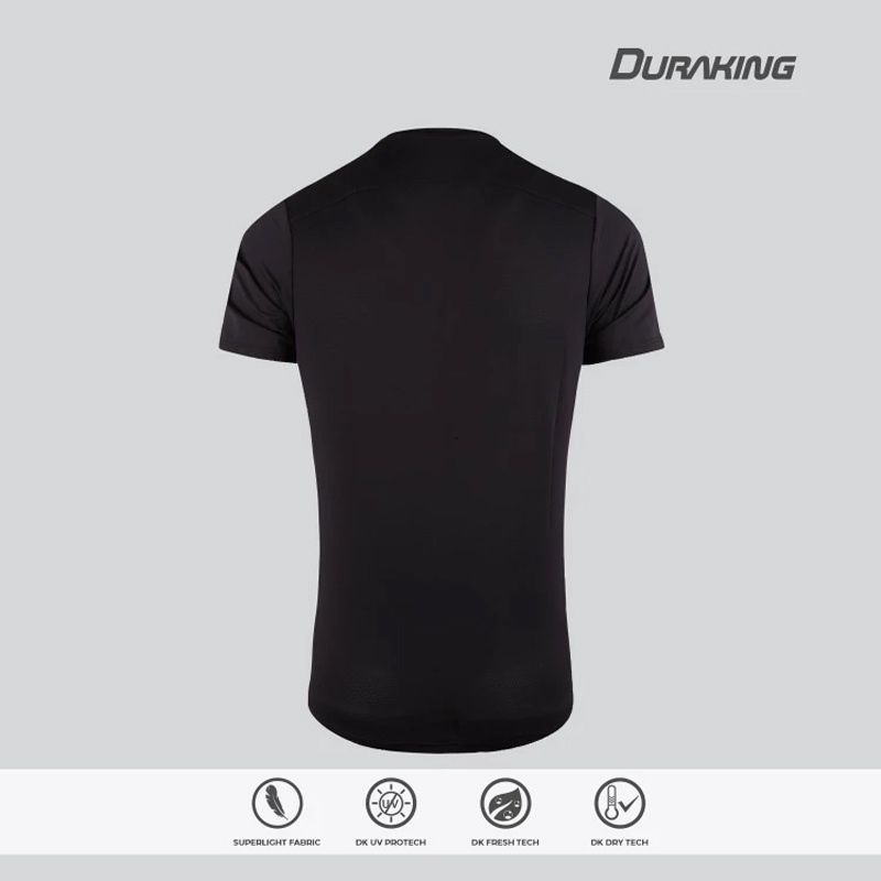 Jual Baju Lari Duraking Super Light Basic Color Jersey Black Original Dk-Sl-Ss-Basic-Bk - hoopspoint.com