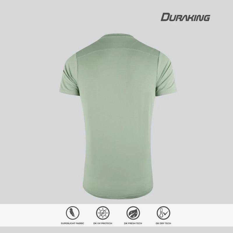 Jual Baju Lari Duraking Super Light Basic Color Jersey Sage Green Original Dk-Sl-Ss-Basic-Sg - hoopspoint.com