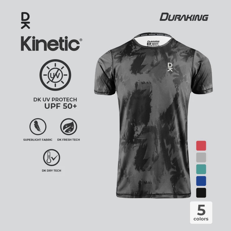 Jual Baju Lari Duraking Kinetic Super Light Jersey Ss Black Original Dk-Sl-Ss-Kin-Bk - hoopspoint.com