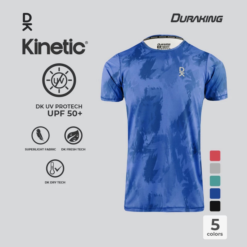 Jual Baju Lari Duraking Kinetic Super Light Jersey Ss Dark Blue Original Dk-Sl-Ss-Kin-Db - hoopspoint.com