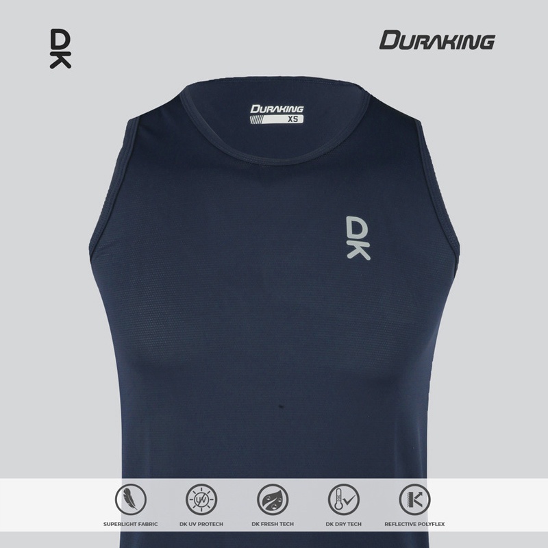 Jual Baju Lari Duraking Veloce Pro Singlet Dark Blue Original Dk-Sp-Ls-Vpro-Db - hoopspoint.com