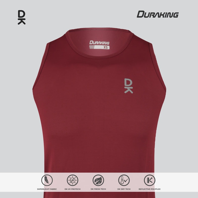 Jual Baju Lari Duraking Veloce Pro Singlet Maroon Original Dk-Sp-Ls-Vpro-Mr - hoopspoint.com