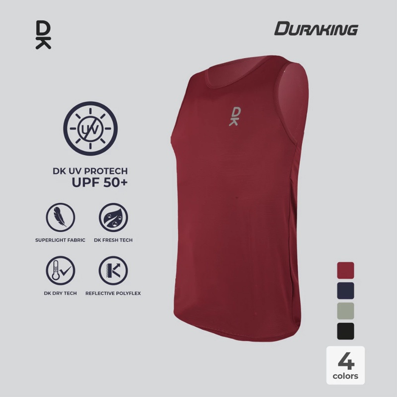 Jual Baju Lari Wanita Duraking Wmns Veloce Pro Singlet Maroon Original Dk-Sp-Ls-Vpro-Mr-W - hoopspoint.com