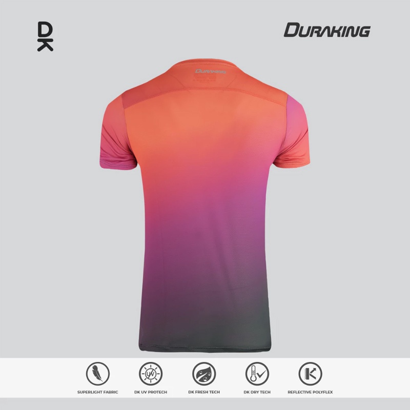 Jual Baju Lari Duraking Vapor Jersey Ss Orange Purple Original Dk-Vp-Ss-Op - hoopspoint.com