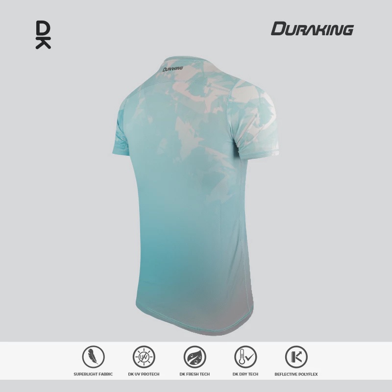 Jual Baju Lari Duraking Vapor V2 Jersey Ss Aura Blue Original Dk-Vp-Ss-V2-Ab - hoopspoint.com