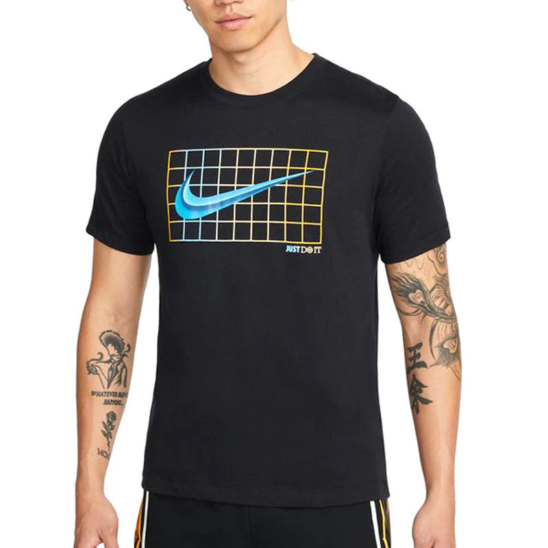 Jual Baju Basket Nike Dri-Fit Box Set Hbr Short Sleeve Tee Black Original Dm2448-010 - hoopspoint.com