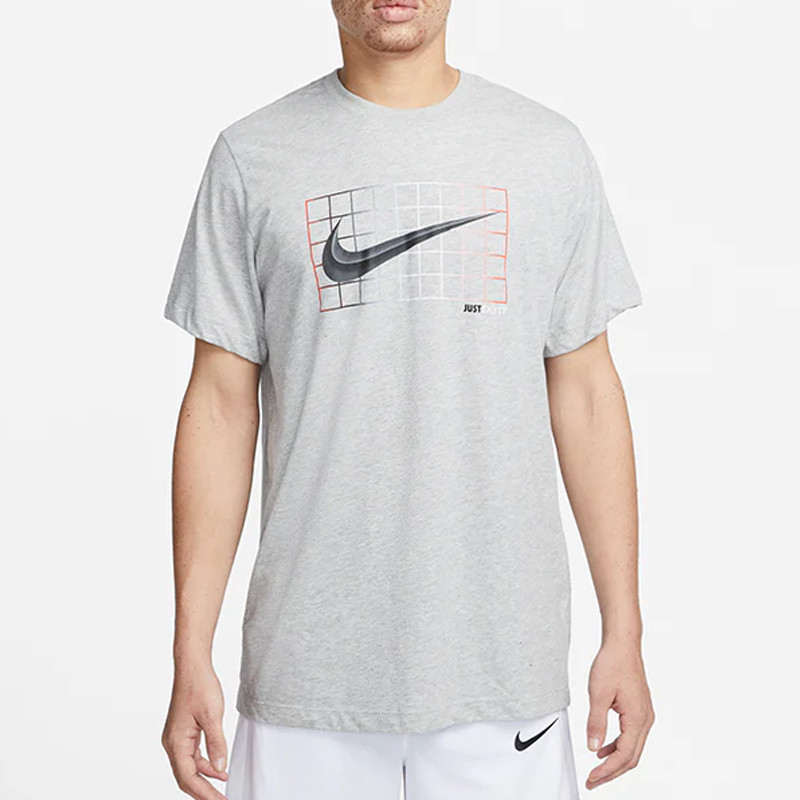 Jual Baju Basket Nike Dri-Fit Box Set Hbr Short Sleeve Tee Grey Original Dm2448-063 - hoopspoint.com