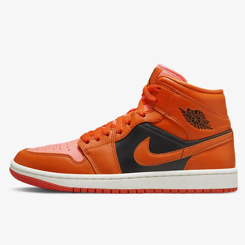 Beli Sepatu Sneakers Wanita Air Jordan Wmns Aj 1 Mid Crimson Bliss Original Dm3381-600