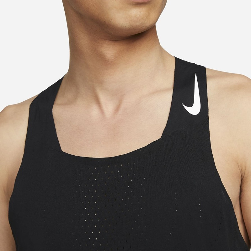 Jual Baju Lari Nike Dri-Fit Adv Aeroswift Singlet Black Original Dm4625-010 - hoopspoint.com