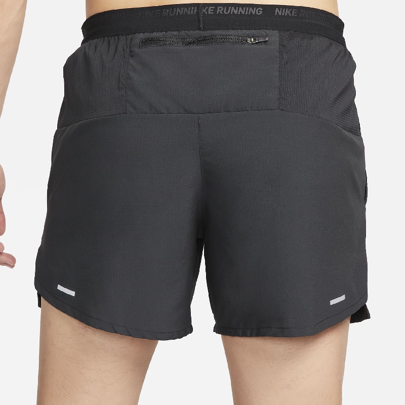 Jual Celana Lari Nike Dri-Fit Stride 5 Inch Brief-Lined Shorts Black Original Dm4756-010 - hoopspoint.com