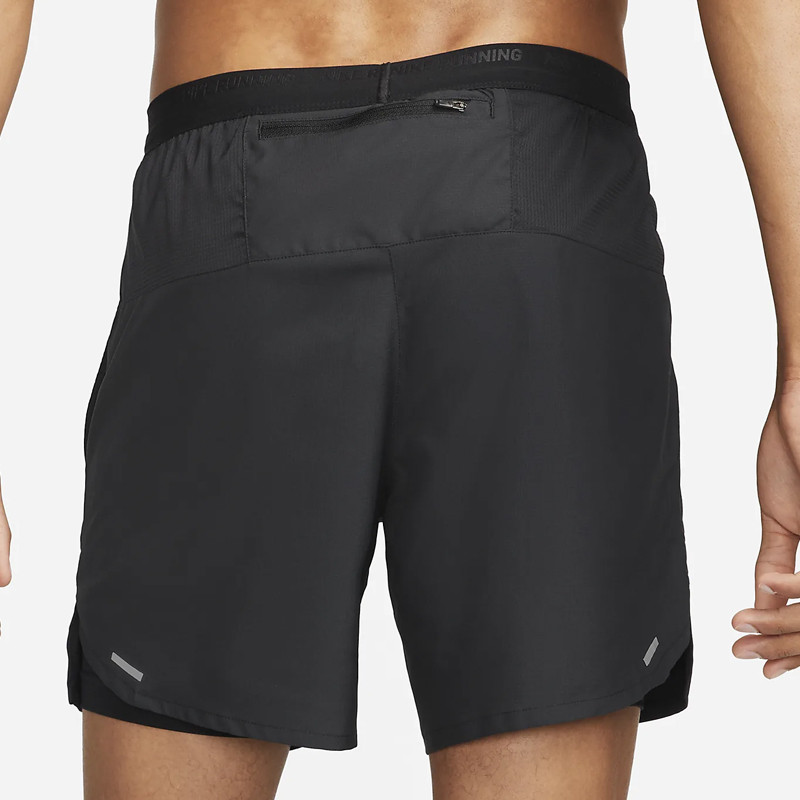 Jual Celana Lari Nike Dri-Fit Stride 18Cm 2-In-1 Shorts Black Original Dm4760-010 - hoopspoint.com