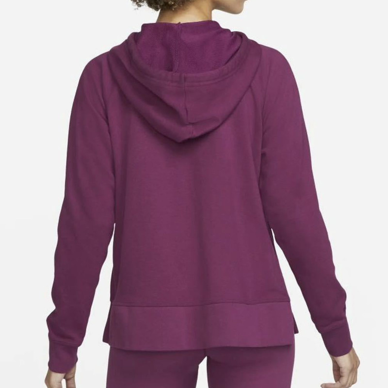 Jual Baju Training Wanita Nike Wmns Dri-Fit Get Fit Full-Zip Graphic Hoodie Purple Original Dm6964-610 - hoopspoint.com