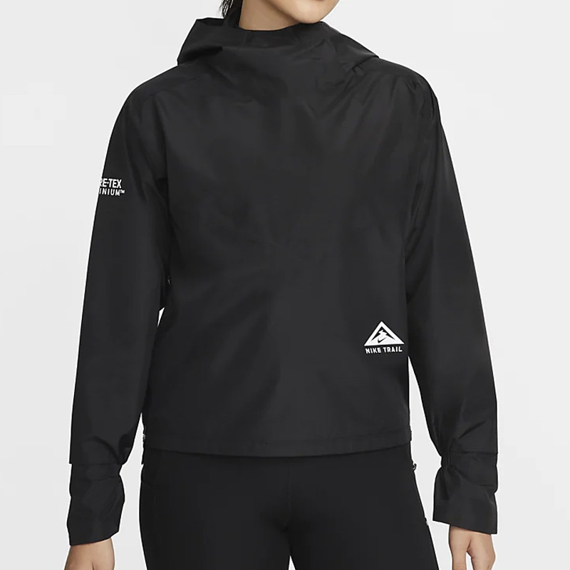 Jual Baju Trail Wanita Nike Wmns Gore-Tex Trail Running Jacket Black Original Dm7566-010 - hoopspoint.com